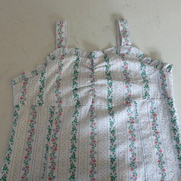 Janie and Jack Floral Puff Sleeve Chiffon Dress Size 18 - Picture 9 of 9